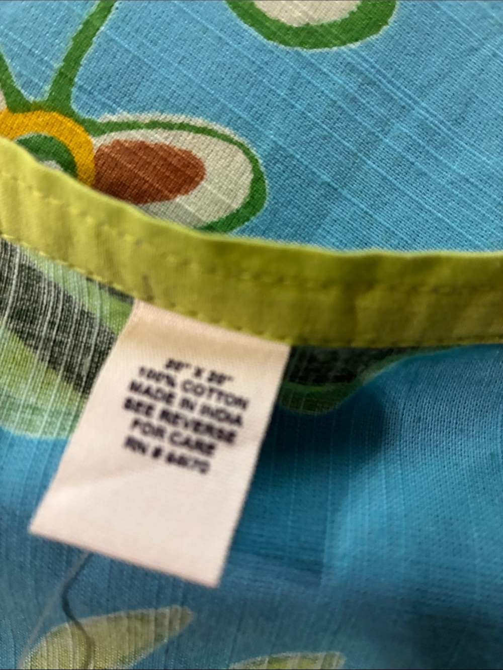 Anthropologie - 100% Cotton , Floral Napkins - Picture 3 of 7